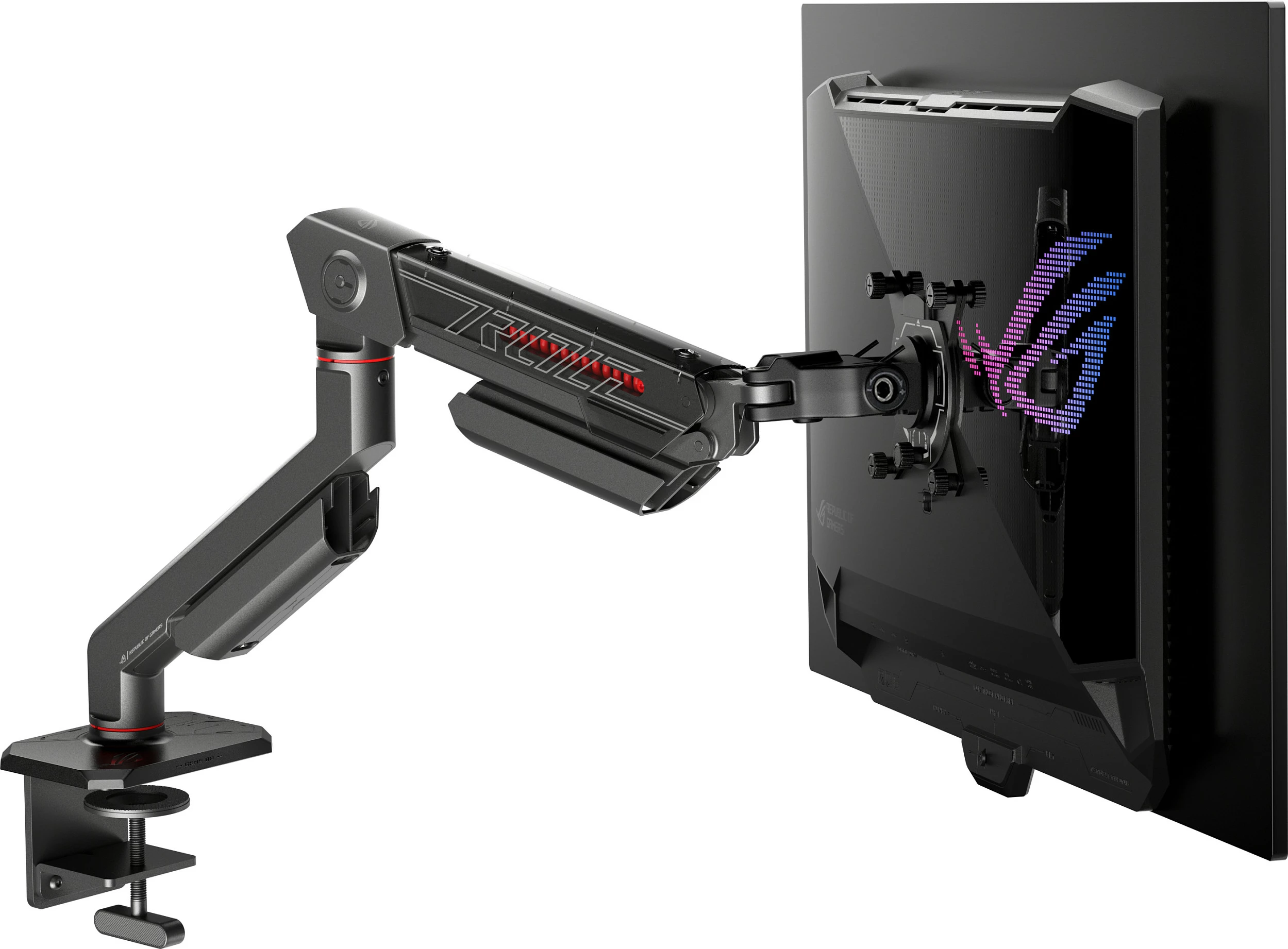 Mbajtëse monitori ASUS ROG Ergo AAS01R, VESA 100x100, deri 49", 13.5 kg, e zezë