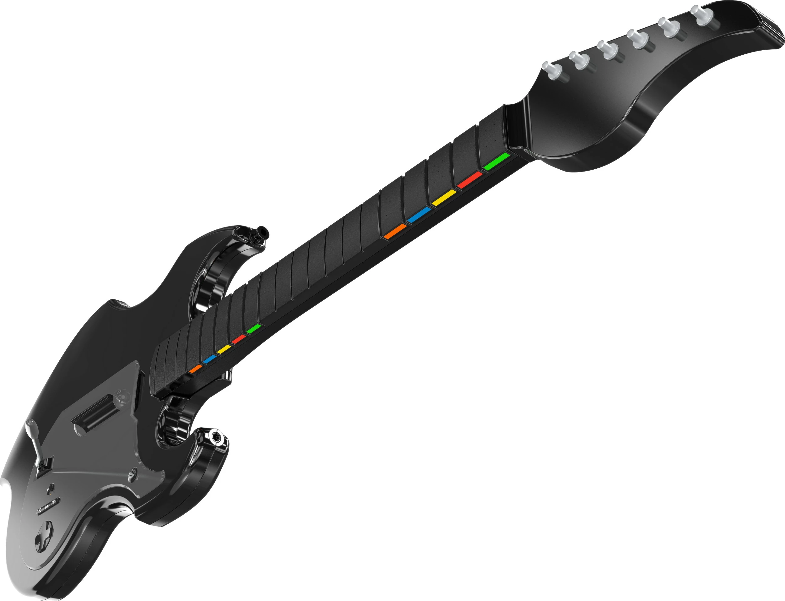 Kontroller kitarre PDP Riffmaster, wireless, për PC/PS4/PS5, 36h, e zezë/gri
