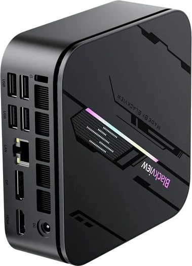Kasë mini PC Blackview MP100 Pro, Intel Core i3-1215U, 16GB RAM, 512GB SSD, e zezë