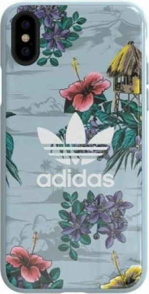 Case adidas OR SnapCase Floral për iPhone X/Xs, gri