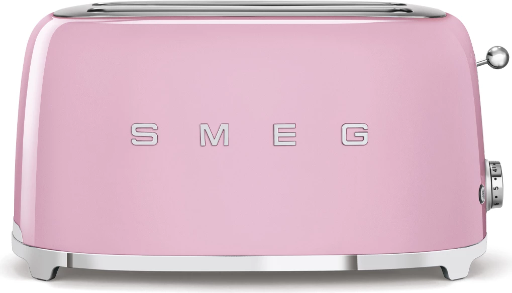Toster Smeg TSF02PKEU 1500W 4 feta/2 slota, Pink