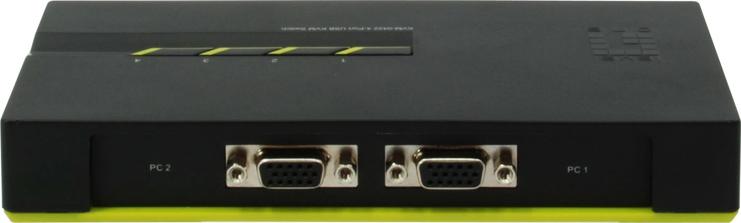 KVM switch LevelOne KVM-0422, 4 porta USB VGA, 2048x1536, zi gjelbër