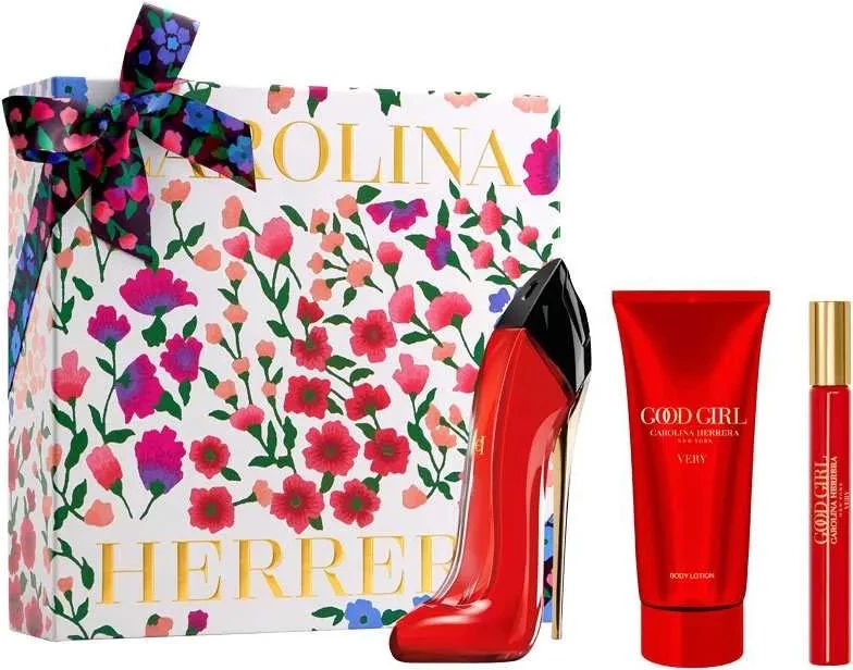 Set Eau de Parfum për femra Carolina Herrera Very Good Girl 80ml + 10ml + balsam trupi 100ml