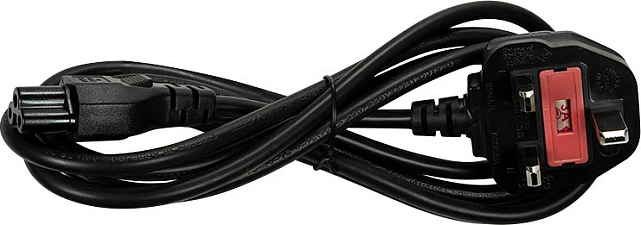 Kabllo rryme LogiLink BS 1363 (UK) në IEC C5, 1.8 m, e zezë