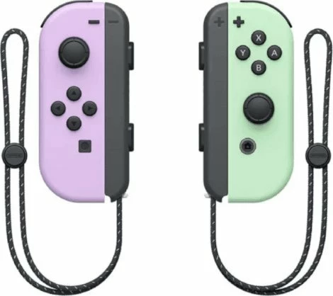Pad Nintendo Joy-Con, wireless, me vibrim HD, pastel purple/green, set 2 copë