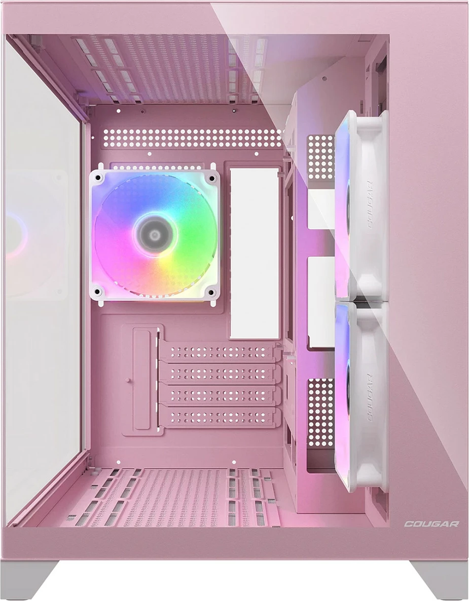 Kasë Mini Tower Cougar FV150, ARGB, Pink