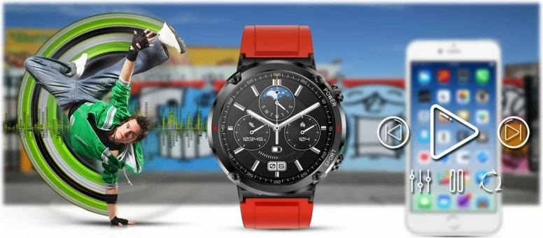 Smartwatch Gravity për të gjithë, kuqe
