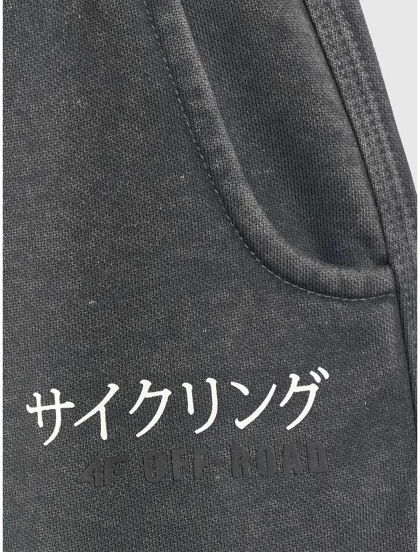 Pantallona sportive për djem 4F, të zeza