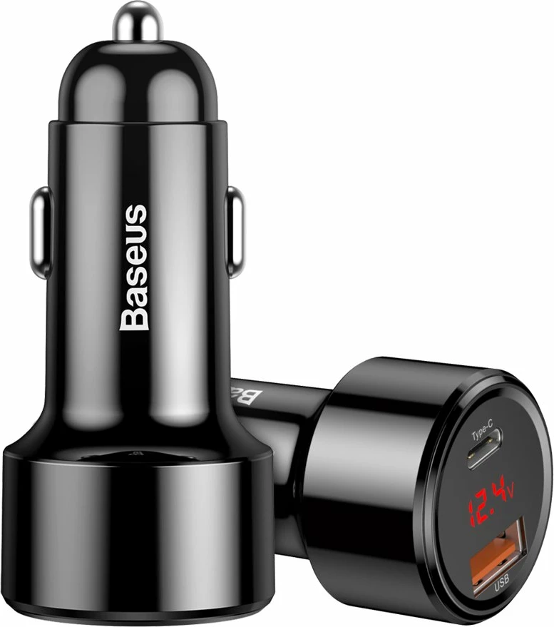 Karikues veture Baseus Magic Series PPS CCMLC20C-01, 45W, USB-C/USB-A, me ekran, zi