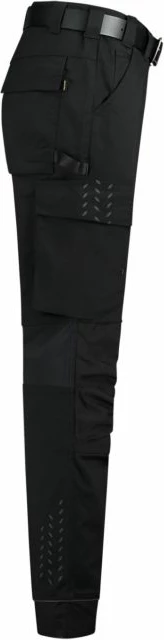 Pantallona Pune Malfini Twill Cordura Stretch për Meshkuj dhe Femra, të Zeza