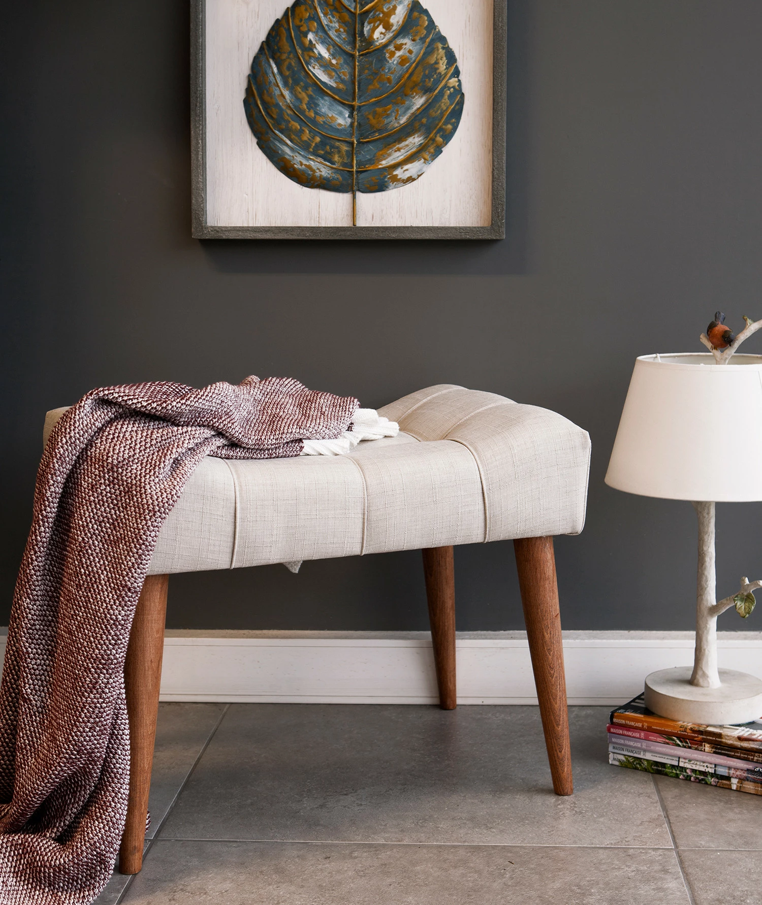 Puf krem Atelier del Sofa, New Cool