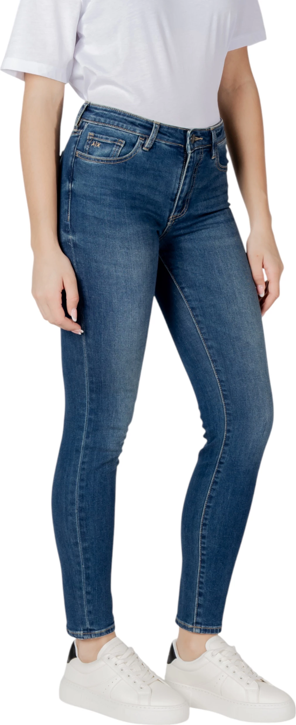 Xhinse skinny për femra Armani Exchange XW000123 AF10865, denim [Madhësia: W27]