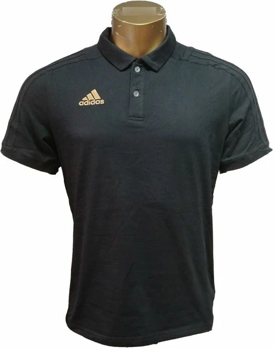 Fanellë polo për meshkuj adidas MiTiro 18, e zezë