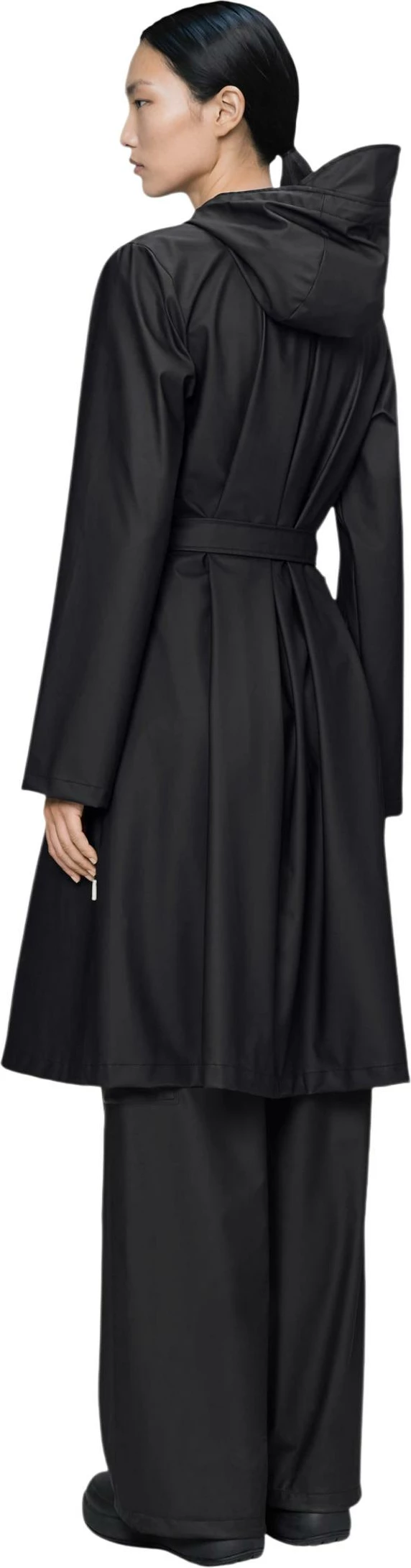 Jakne shiu për femra Rains A-Line Longer W Jacket W3 12040, e zezë [Madhësia: XS]