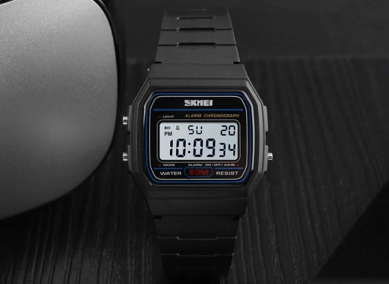 Orë dore unisex Skmei, e zezë