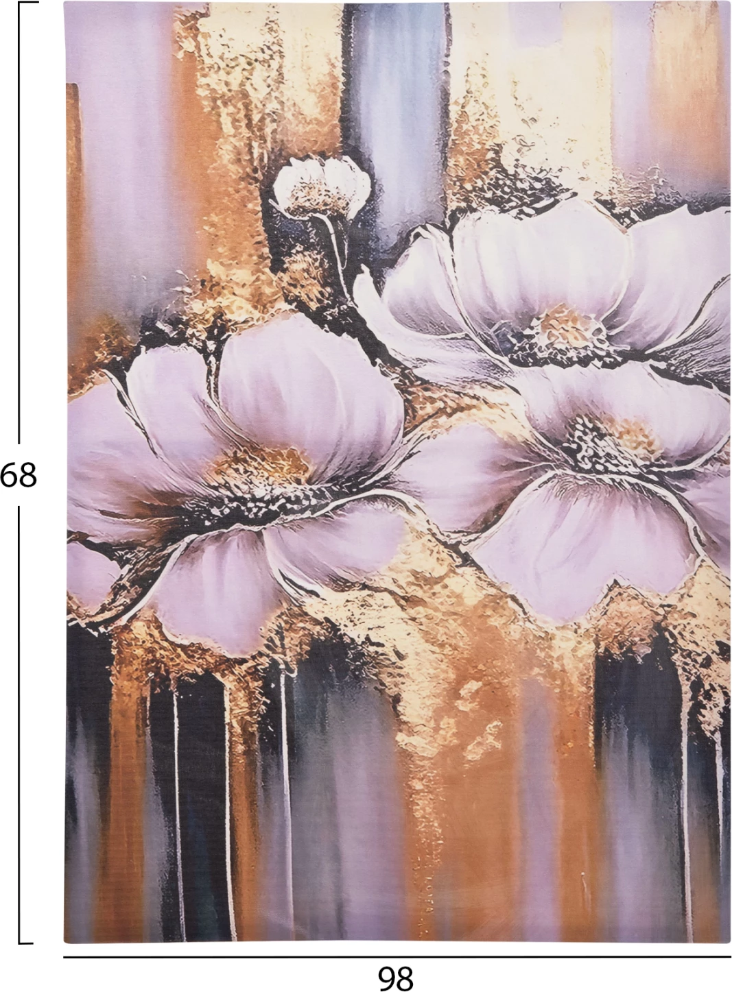 Pikturë muri GOBI FH4858, kanavacë e printuar, 68x2.5x78cm