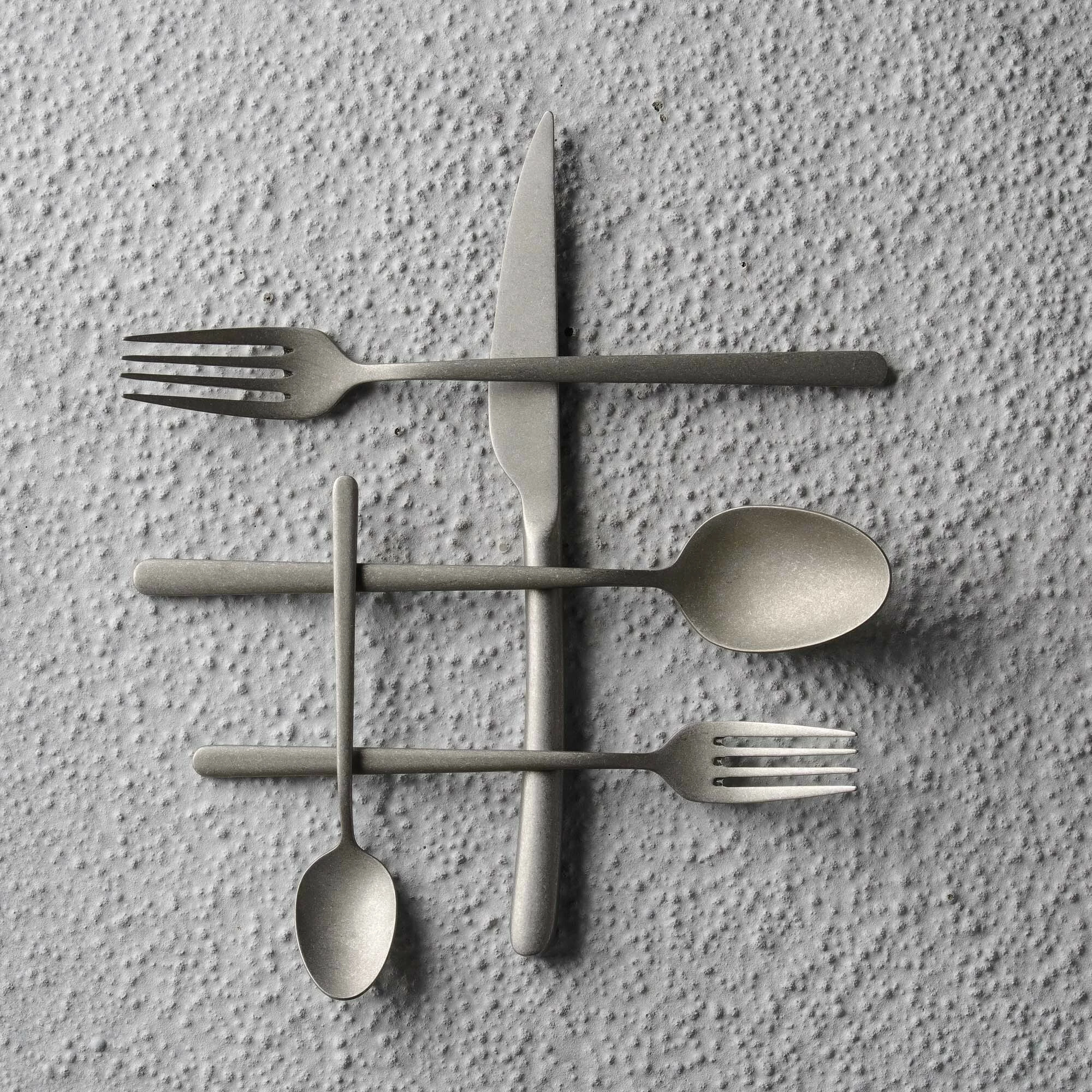 Thikë ëmbëlsire OVE Amarone Vintage 190 mm, argjend matte, set 12 copë