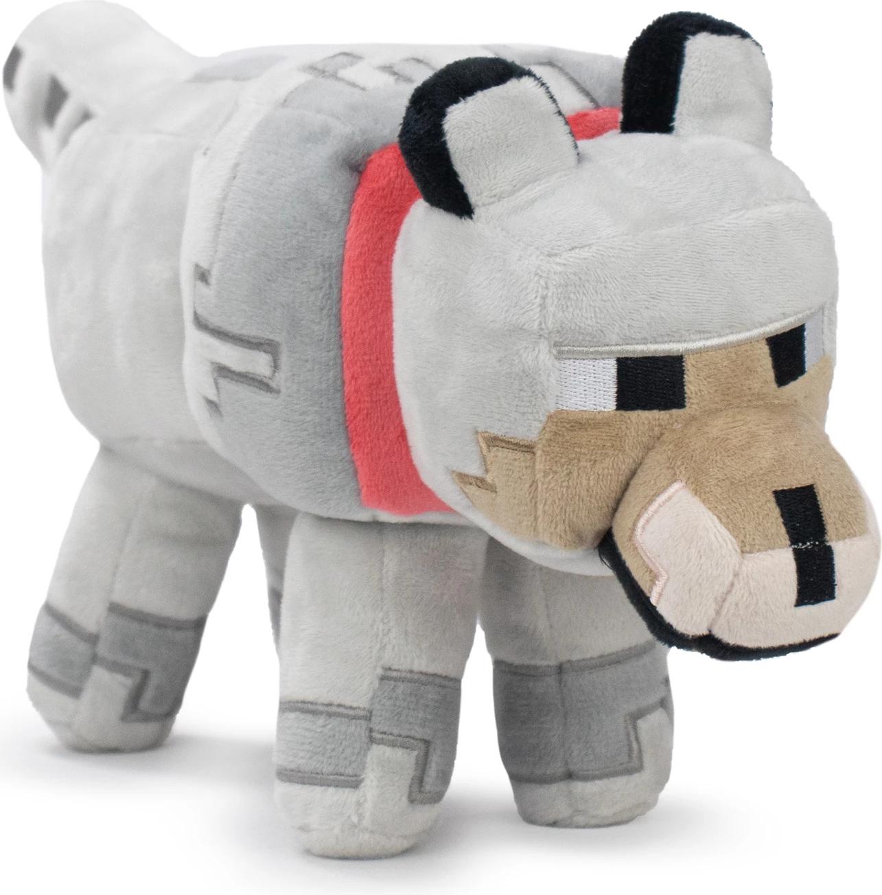 Pelush Barrado Minecraft Grey Wolf 30 cm, gri