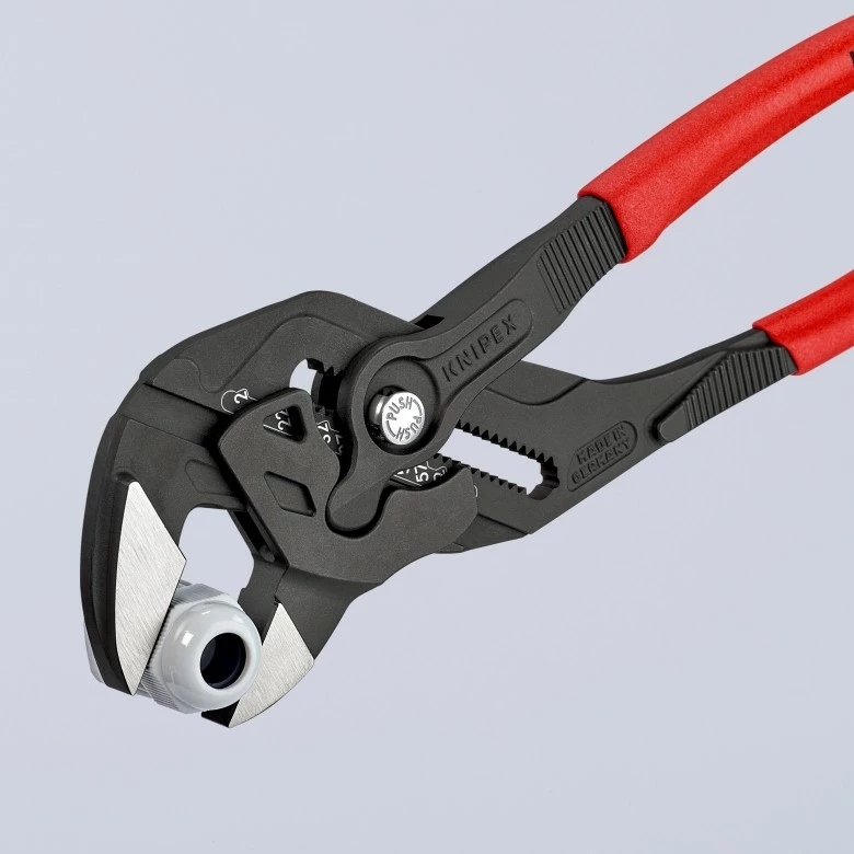 Vegël dore Knipex 86 01 300, plastik, 300mm, e kuqe