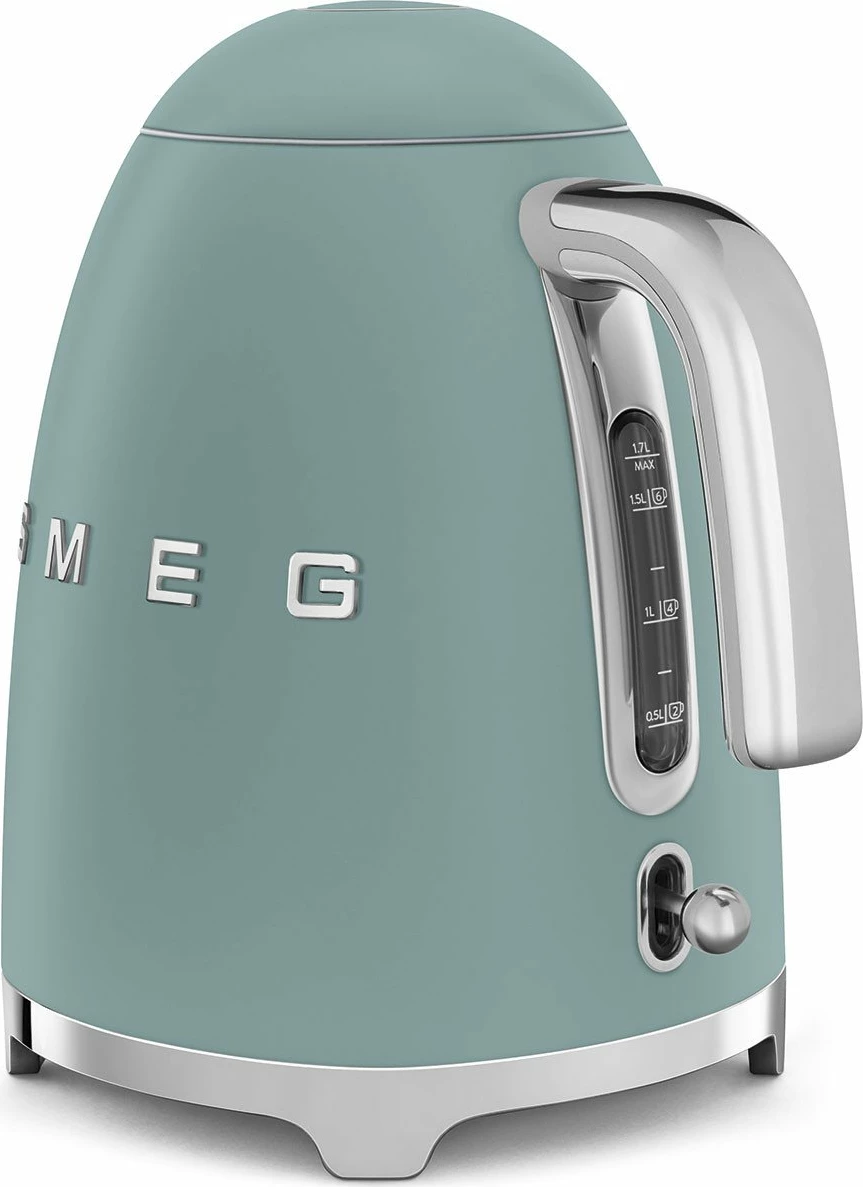 Çajnik elektrik SMEG KLF03EGMEU 1.7 L 2400 W, jeshile smerald matte