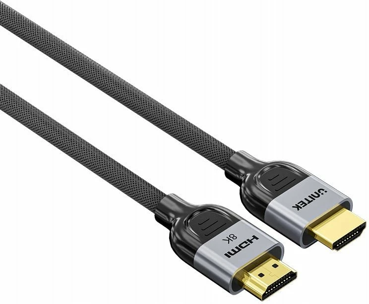 Kabllo HDMI Unitek 8K LUX C11093RGY01-10M 10m HDMI 2.1 48Gbps 8K@60Hz/4K@120Hz e zezë