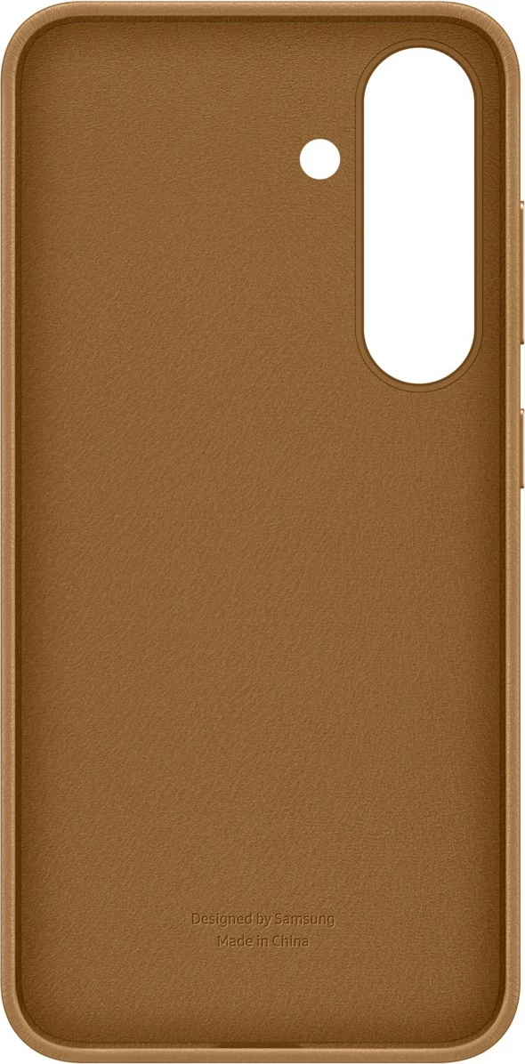 Mbështjellës Samsung Galaxy S25, Kindsuit, Lëkurë artificiale, Camel