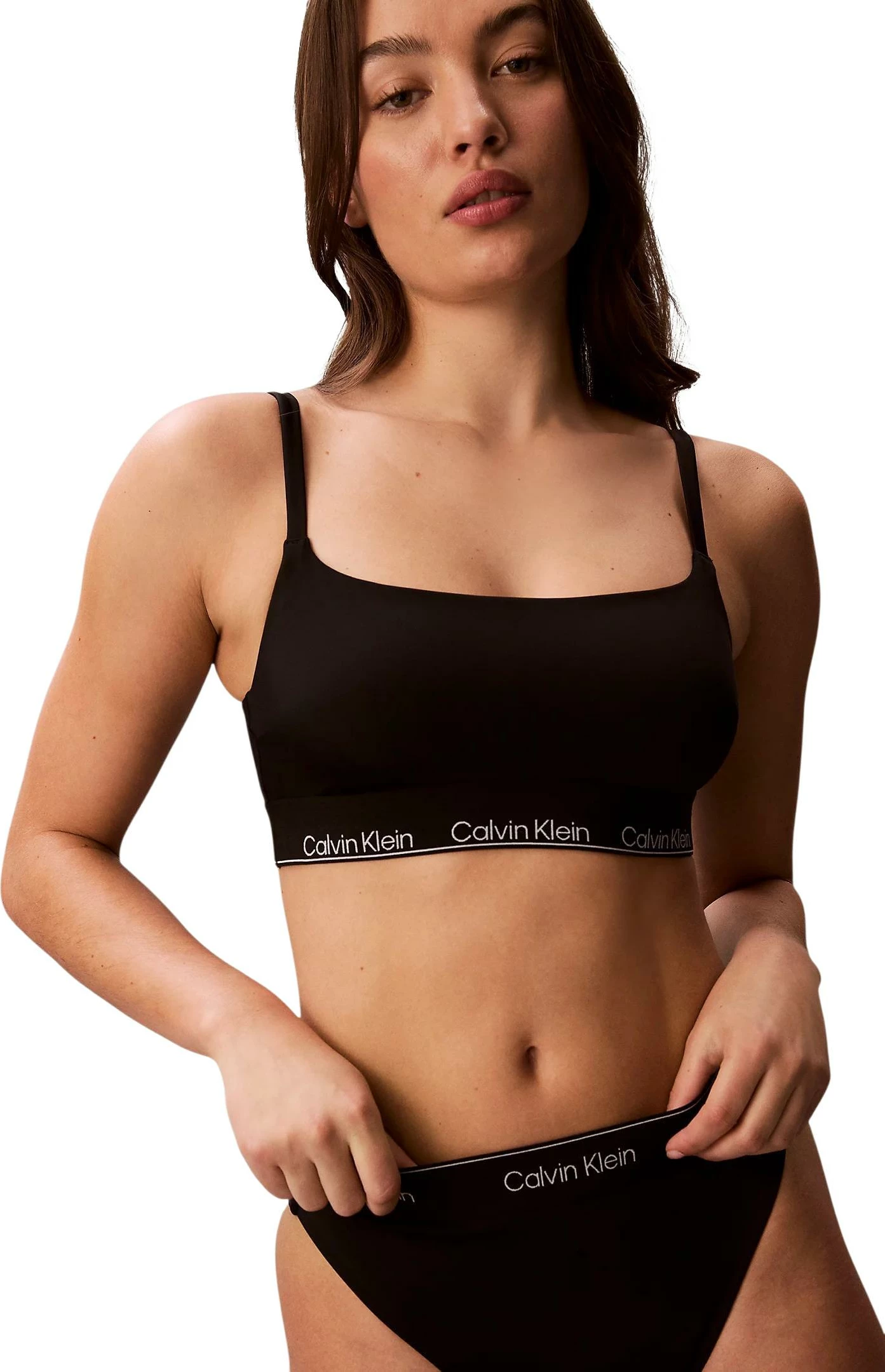 Të poshtme noti për femra Calvin Klein Jeans BRAZILIAN LV00Q61131, të zeza [Madhësia: S]