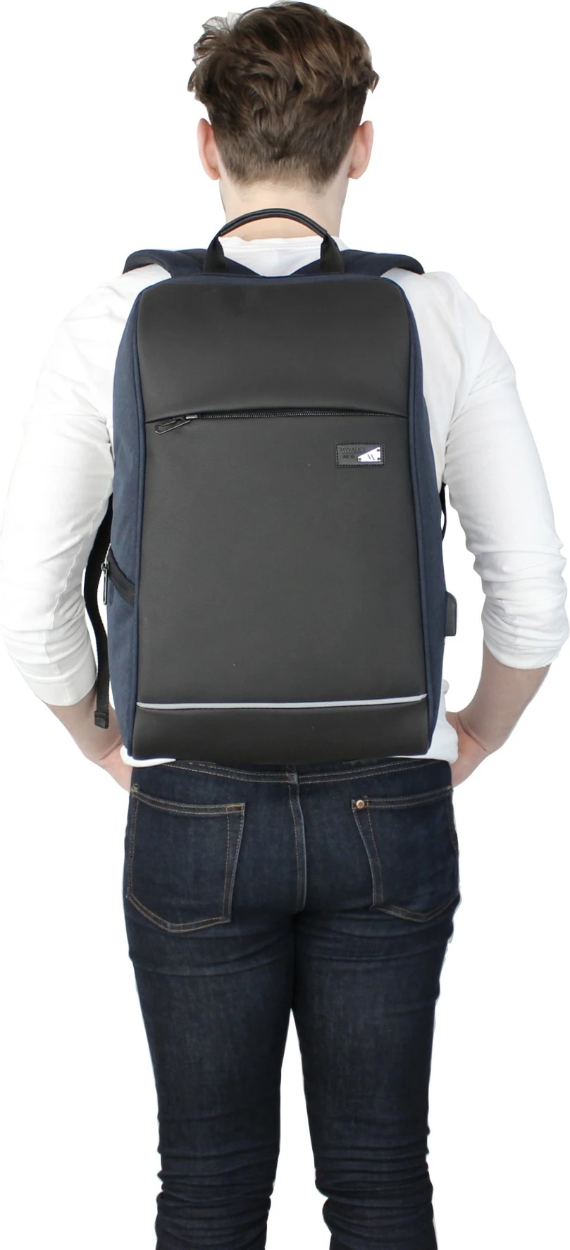 Çantë shpine për laptop, ngjyrë kaltër e errët, Zoozie Bags, 2133
