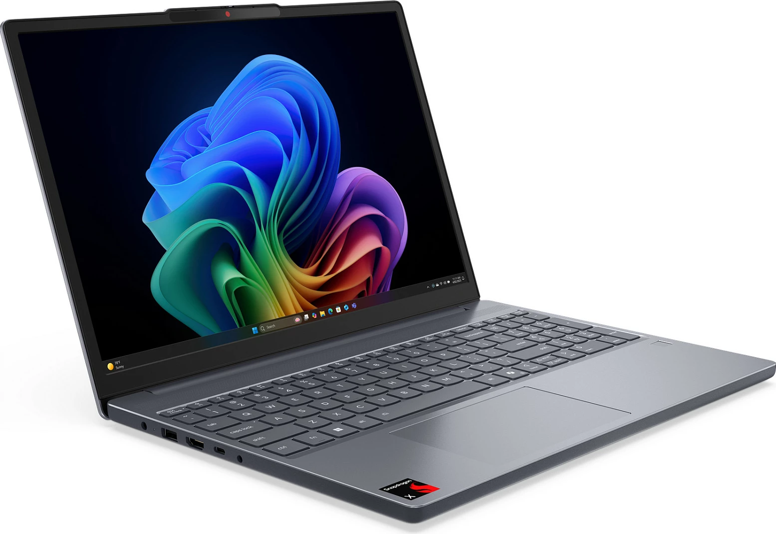 Laptop Lenovo IdeaPad Slim 3 Snapdragon X1-26-100, 16GB RAM Memorje, 1TB SSD, 15.3" WUXGA, Windows 11 Home, Luna Grey
