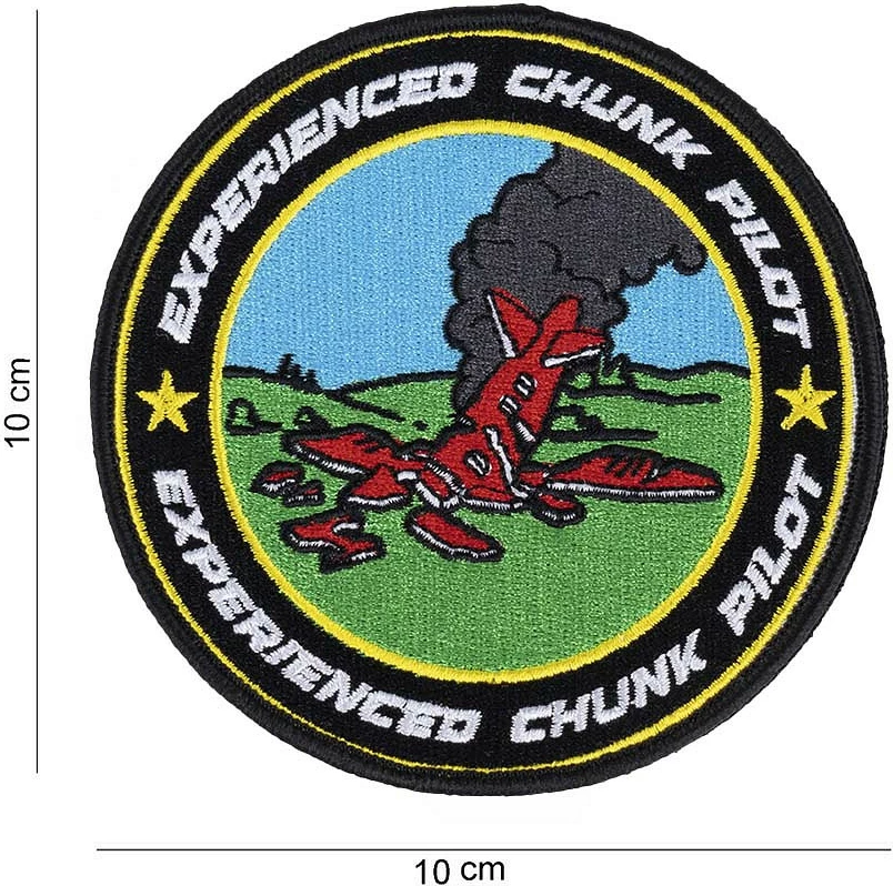Emblema pëlhure Fostex Garments Patch Chunk pilot with hook and loop #12030
