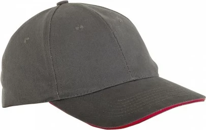 Kapele me strehë LAHTI PRO L1814300, 100% pambuk 290 g/m², 12 copë, gri