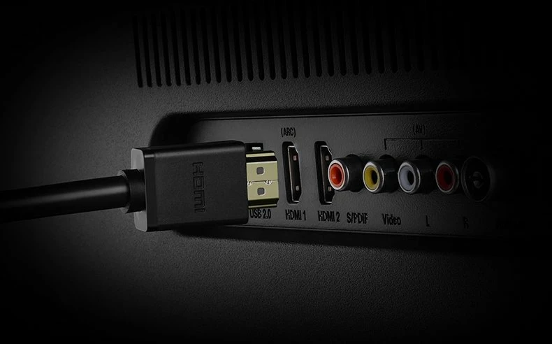 Kabllo HDMI Ugreen HD107 10140, 0.5m, 4K, E zezë