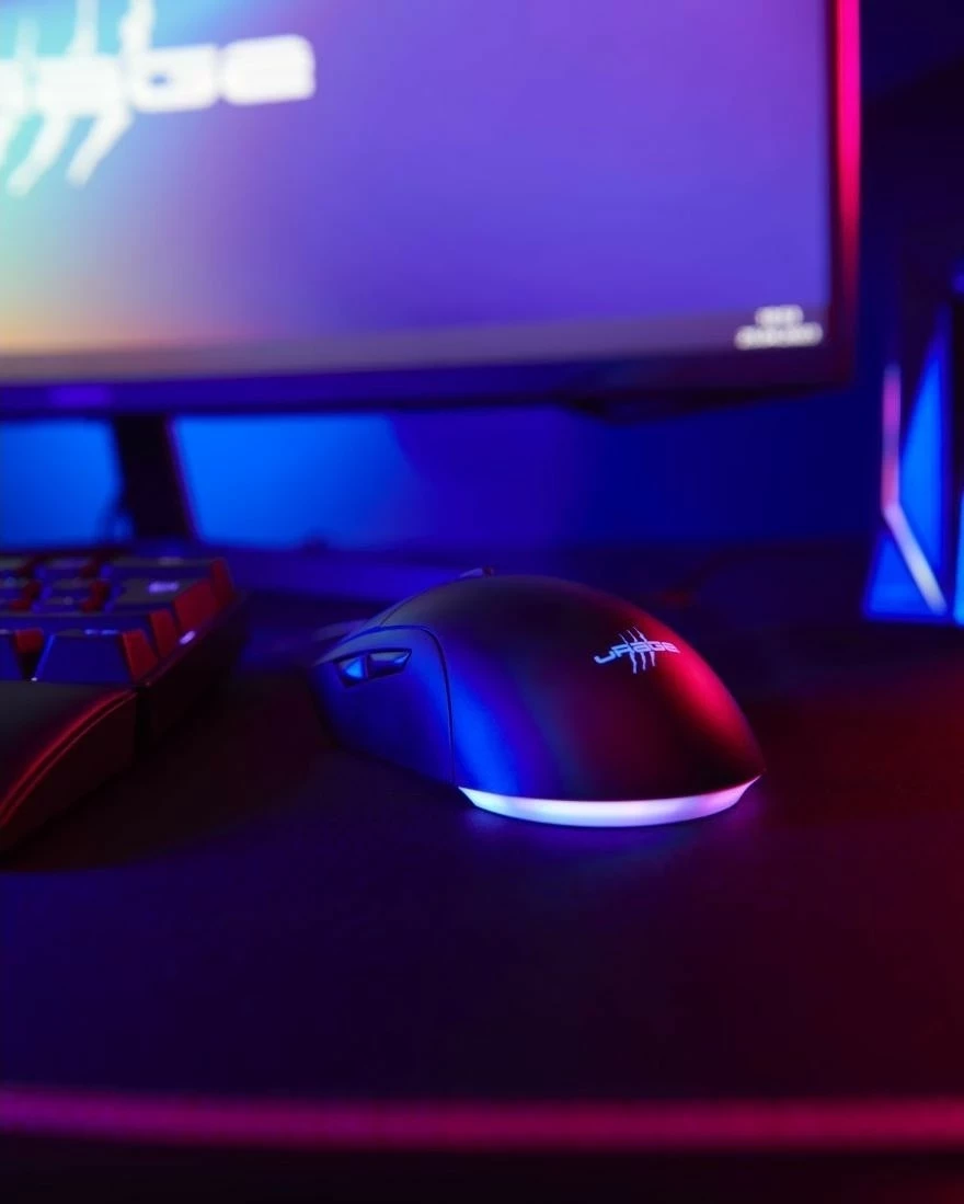 Maus gaming uRage Reaper 250, me kabllo, 6200 DPI, 6 butona, i zi