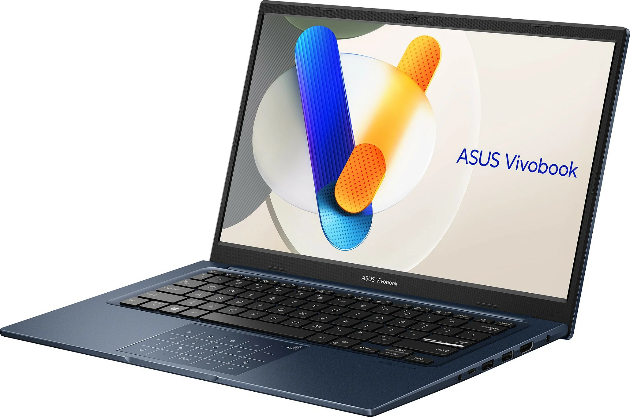 Laptop ASUS Vivobook 14 X1404VA-DISEB2213W, Core i3-100U, 8GB RAM Memorje, 256GB SSD, Windows 11 Home, tastierë AZERTY FR, ngjyrë e kaltër
