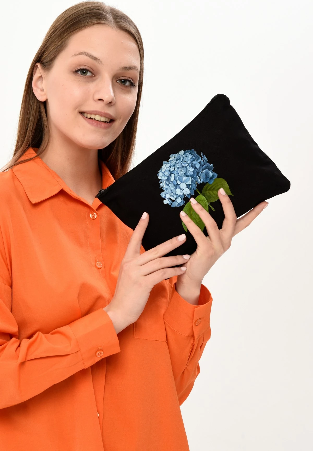 Çantë për make-up, Zoozie Bags, e zezë, 25x18cm