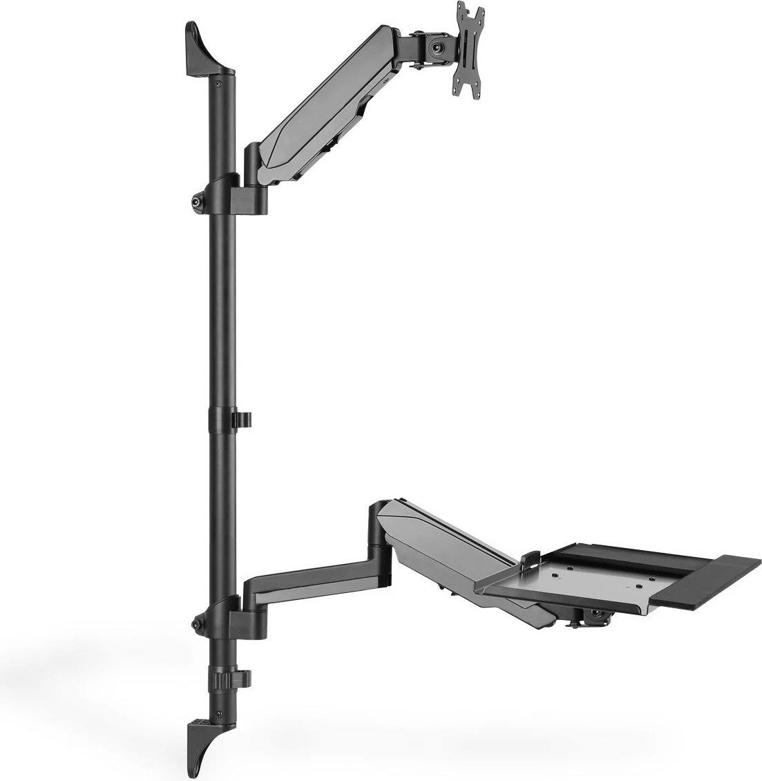 Mbajtës fleksibil muri Digitus, për monitor 17-32", rregullim lartësie, ngjyrë e zezë