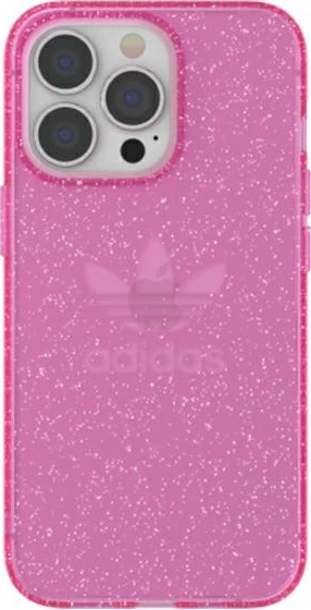 Mbështjellës Adidas OR për iPhone 13 Pro / 13 6.1", Glitter, rozë