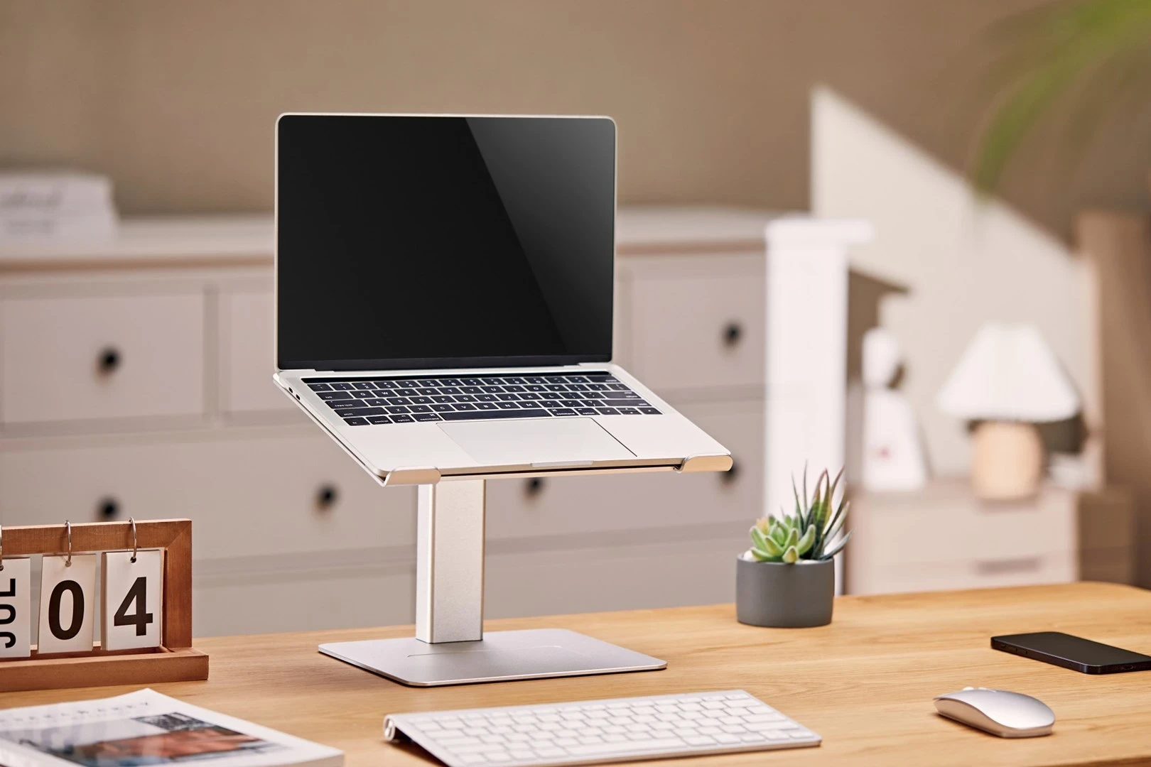 Stenda për laptop GEMBIRD, NBS-D1-02, argjendtë