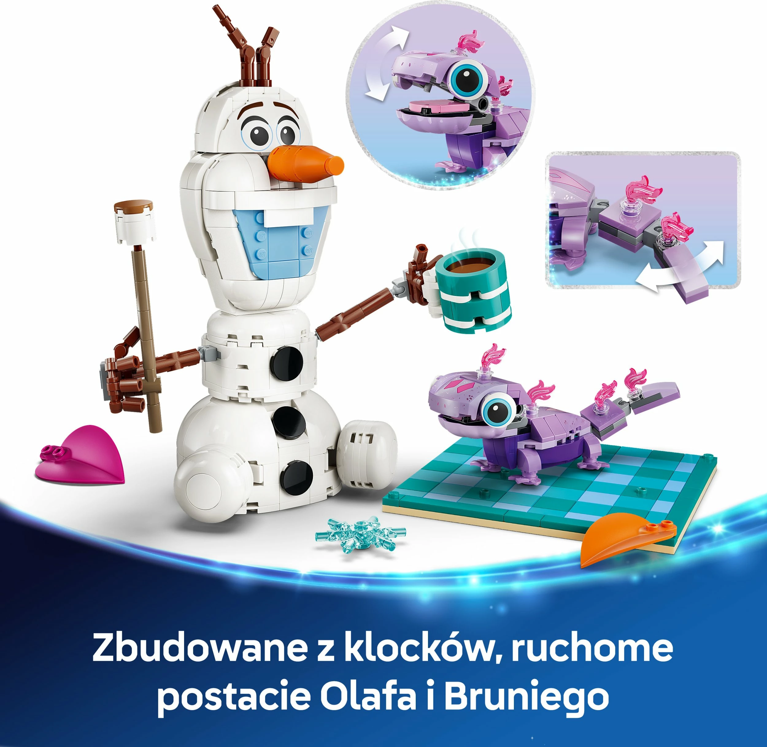 Set LEGO Disney Frozen Olaf and Bruni Picnic 43287, 478 copë
