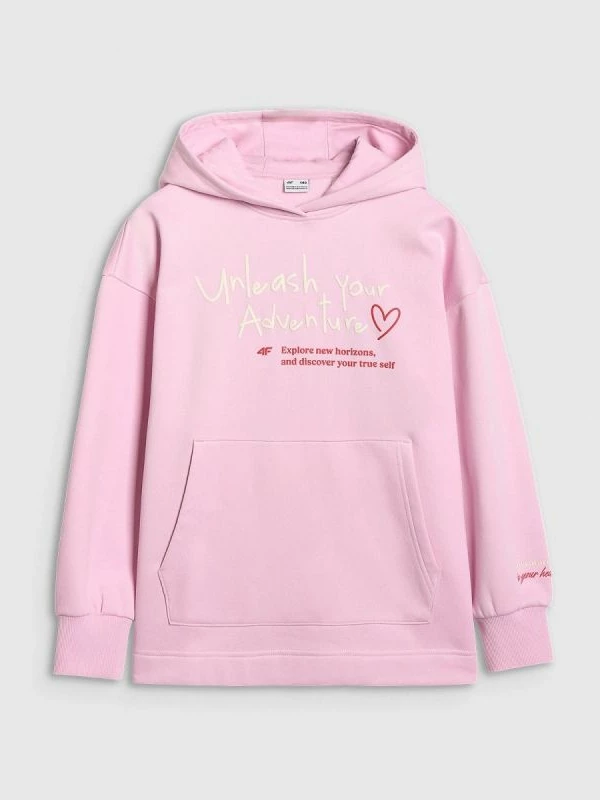 Duks oversize për femra 4F, rozë