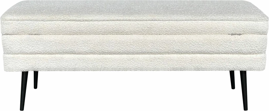 Tabure Slices me hapësirë për ruajtje, e bardhë, 110x40x44