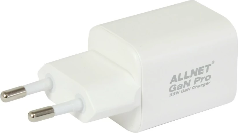 Karikues ALLNET GaN 33W, 1x USB Typ-A, 1x USB Typ-C, EU Plug