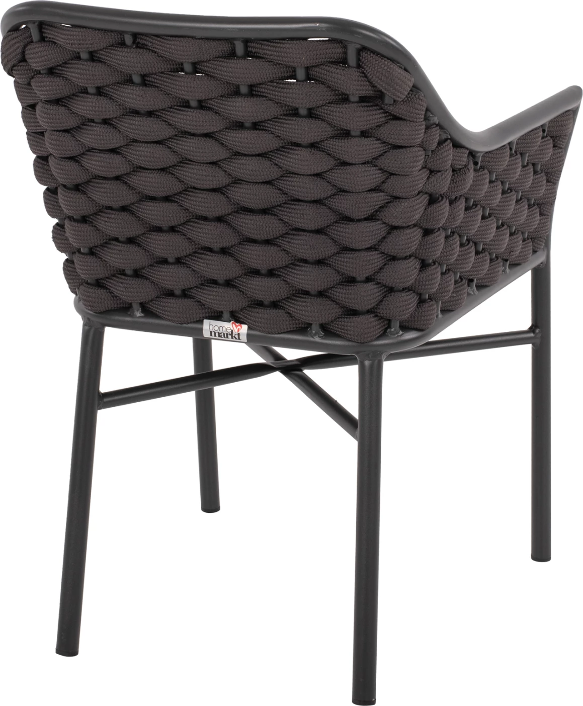 Karrige alumini me litar, ngjyrë gri, FH5858.01, 56x58x76 cm