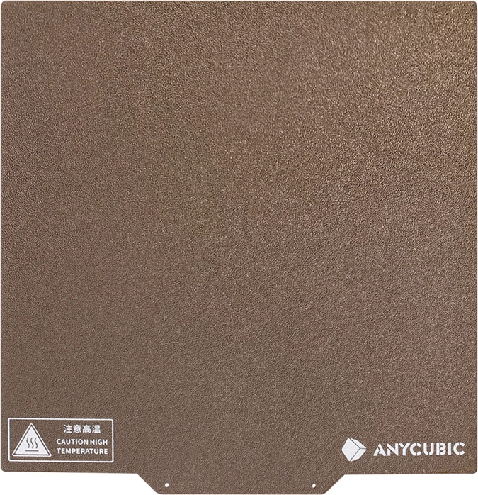 Pllakë ndërtimi PEI Anycubic Kobra 2/2 Pro S010138, sipërfaqe e teksturuar fleksibile, bronz