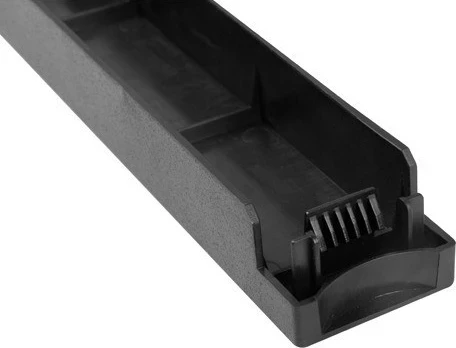 Panel mbulues LANBERG 19" 1U, plastik, i zi