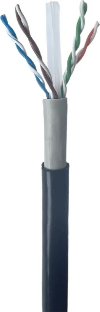 Kabllo rrjeti LAN UTP Gembird UPC-6004-SO-OUT Cat 6 305m për jashtë, e zezë