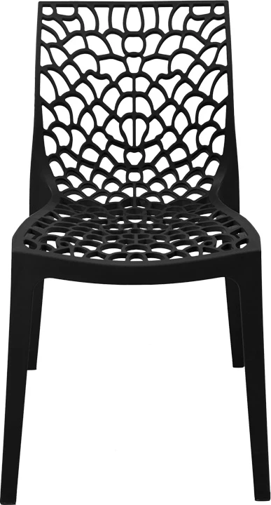 Karrige e grumbullueshme Hush, ngjyrë e zezë, 50x57x81cm