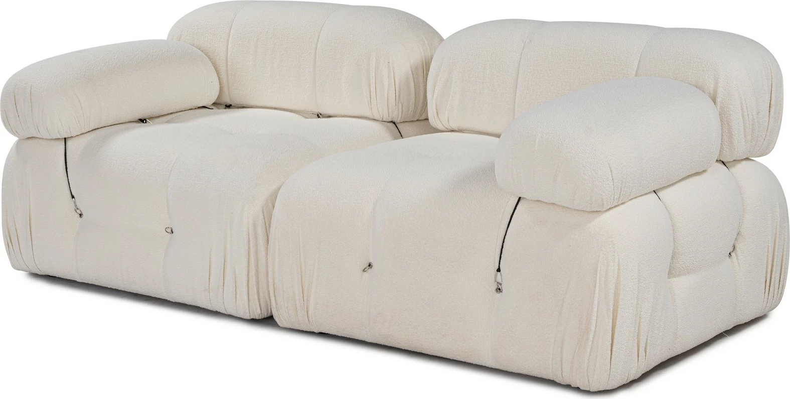 Divan dy ulëshe Atelier del Sofa, Bubble 2 Seater (L1-1R), krem