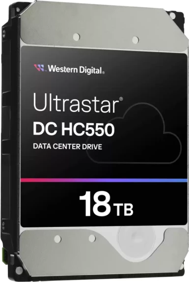 Hard disk intern WD Ultrastar DC HC550 WUH721818ALE6L4 (0F38459), 18TB, 3.5\", SATA 6Gb/s, 7200rpm, 512MB cache, argjendtë/zi