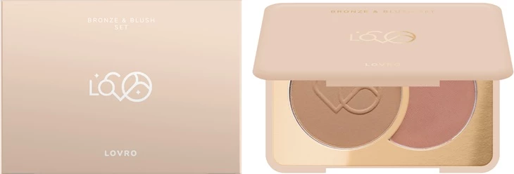 Set për faqe LOVRO Bronze & Blush Set për femra Bronze & Blush 5g
